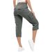 Women's Lightweight Capri Hiking Pants Casual Quick Drying Outdoor Travel Shorts With 6 Pockets_ecoleips.com