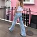 Women's Clothing New Elastic Slim Fit Flared Pants Women's Jeans_ecoleips.com