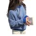 Reversible Style Cat Ning Sweater For Women Loose Fit Long Sleeve Pullover Knit Top Versatile Autumn/Winter Inner Layer_ecoleips.com