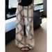 Summer Retro Hong Kong Style Digital Print Casual Straight Leg Pants High End Feel for Women_ecoleips.com
