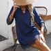 Women's Clothing American Style Dress Burnt Flower Print Half Sleeve A-Line Skirt Spring Summer New Holiday Fashion_ecoleips.com