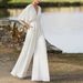 Women's Dress Jumpsuit Hot Sale Deep V High Waist Wide Leg Pants_ecoleips.com