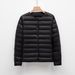 Pinghu Lightweight Women's Shot Autumn Winte New Simple Round Neck Wam Solid Colo Long Sleeve Down Jacket Inne_ecoleips.com