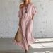 Women's Elegant Off-Shoulder Dress Spring Fashion Irregular Striped Style_ecoleips.com