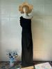 Sexy Sleeveless Off-Shoulder Women's Dress Slim Fit Solid Color Casual New Arrival_ecoleips.com