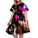 Women's Clothing Temperament Commuter Slim Large Size Dress_ecoleips.com