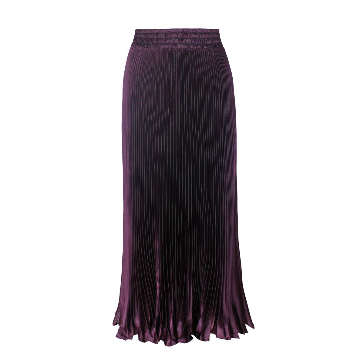 Satin Pleated Fishtail Skirt 1 Meter Long High Waisted Midi Style for Women Dancewear Large Swing Umbrella Shape Factory Direct Sale_ecoleips.com
