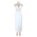 Women's Halter Neck Pleated Hollow Elegant Backless Dress European Style Casual Sexy Banquet Gown For Adults Thin Summer Fabric_ecoleips.com