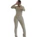 Women's Ribbed Striped Sweatshirt & Pants Set - Urban Sporty Outfit For Autumn & Winter, Fashionable Casual Loungewear_ecoleips.com