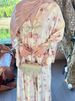 Women's Clothing Modest Abaya Dress Elegant Tulip-Print Abaya Set – Pink Satin Kimono Dress With Floral Pattern, Modest Loose Fit Long Sleeve Maxi_ecoleips.com