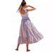 2026 New Women's Clothing Spring/Summer European And American Casual Plaid Tie-Neck Strapless Flared Dress_ecoleips.com