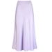 Elegant Satin High-Waisted Mermaid Skirt – Flowy A-Line Midi Skirt With Smooth Acetate Fabric, Champagne/Purple/Lavender/Orange, S/M/L/XL/XXL_ecoleips.com