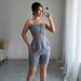 Elegant Minimalist Strapless Shorts Set For Women High End Full Length Pants Autumn/Winter Polyester_ecoleips.com