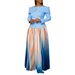 Women's Clothing Fashion Temperament Elegant One Shoulder Top Long Skirt Suit_ecoleips.com