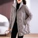 Women's Clothing Women's Down Cotton Jacket Mid Length New Style Loose Thickened Stand Collar Slim Cotton Jacket Women's Versatile Cotton Jacket_ecoleips.com