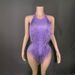 Women's Clothing Halter Neck Tassel Diamond Sleeveless Halter Neck Jumpsuit Dance Performance Clothes_ecoleips.com