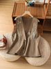 High-end Heavy-duty Embroidered Cotton-linen Women, Summer Artistic And Fashionable Layered Vest Top For Women_ecoleips.com