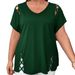 Plus-size 2026 New Model Cross-border Women's Clothing Summer European And American Sexy V-neck Cross-strap_ecoleips.com