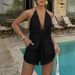 Verve Kai Kuo 2025 Spring Summer Casual Set Halter Sexy Tie Top High Waist Pants Two-Piece Women's Clothing_ecoleips.com