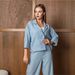 Effortless Elegance Two-Piece Set – Women's Breathable Knit Cardigan & Flowy Wide-Leg Pants (S-XXL) | Versatile Spring/Summer Outfit_ecoleips.com