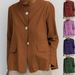 "Premium Women's Shacket – Elegant Autumn & Winter Overshirt Jacket In Solid Colors | Versatile Layering Staple For Casual & Chic Outfits_ecoleips.com