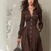 Vintage-Inspired A-Line Dress With Waist Seam Detailing – Long Sleeve Retro Dress For Women (S-XL)_ecoleips.com