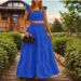 Women's Solid Color Mid-Raise Slip Dress With Flowy Skirt – Elegant & Sexy Two-Piece Set_ecoleips.com