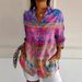 Aria Basics Aria Basics Foreign Trade European And American 3D Digital Print Fashion Abstract Pattern Women's Long-sleeve Shirt, Custom_ecoleips.com