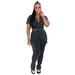 Women's Clothing Fashion Stitching Leggings Sports Suit_ecoleips.com