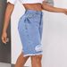 Women's Clothing INS Casual All Match Ripped Jeans Shorts_ecoleips.com
