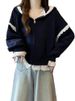 Gongyuweng Spring And Autumn New Large Plus Size Women's Hooded Sweatshirt Cardigan Jacket Casual Slimming High-End Lace_ecoleips.com