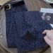 Korean Dark Blue Leopard Print Fleece-Lined Jeans For Women New Autumn Winter Fashion American Style Straight_ecoleips.com
