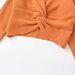 Fashion Versatile Back Knot Knitted Sweater_ecoleips.com