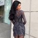 PC018 European And American Women's Summer New Product: See-through Mesh Strap Printed Sexy Bodycon Dress Two-piece Set_ecoleips.com
