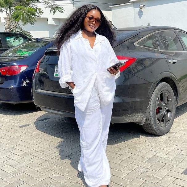 Women's Clothing Fashion Casual White Shirt Cardigan Trousers Two Piece Long Sleeved Shirt_ecoleips.com