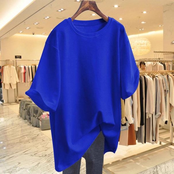 Summer New Style Women's White T-Shirt Heart Shaped Crew Neck Short Sleeve Fashionable Versatile Loose Fit Stylish Design_ecoleips.com