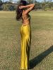 Hugcitar Sleeveless Slips Backless Patchwork Lace Up Cut Out Elegant Sexy Maxi Prom Dress 2023 Women Fashion Beach Party Outfit_ecoleips.com