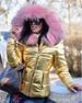 Women's Large Size Cotton-Padded Hooded Jacket Casual Short Winter Coat With Polyester Filling_ecoleips.com