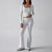 DiYun European American Sports Long-sleeve T-shirt Casual Pants Two-piece Set For Women, 2025 Autumn And Winter,_ecoleips.com