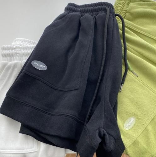 Women's High-Waisted A-Line Shorts – Elastic Drawstring Casual Lounge Shorts With Pockets, Breathable Polyester Spandex Wide-Leg Athletic Shorts_ecoleips.com