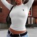 Women's Clothing Y2K Long Sleeve Vest T-Shirt Solid Color Casual Elegant Fashion Autumn Winter Top For Adults_ecoleips.com