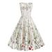 Amazon Heavy Embroidered Dress Sleeveless round Neck Elegant Skirt Cross Border Europe & America 50S Style 8065_ecoleips.com