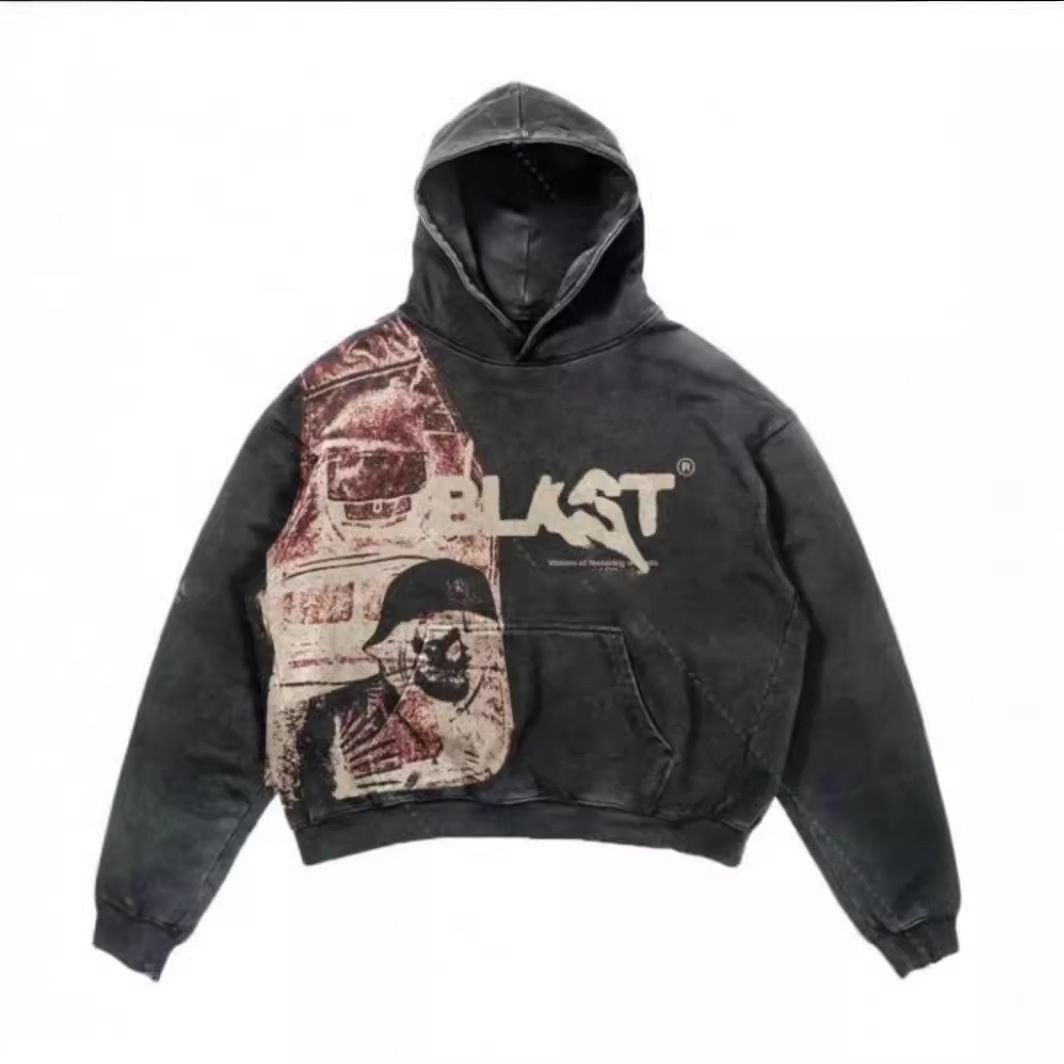 Dark Color Punk Big Butterfly Hoodie Harajuku Style Aesthetic Couple Hip Hop Gothic Streetwear Sweatshirt_ecoleips.com