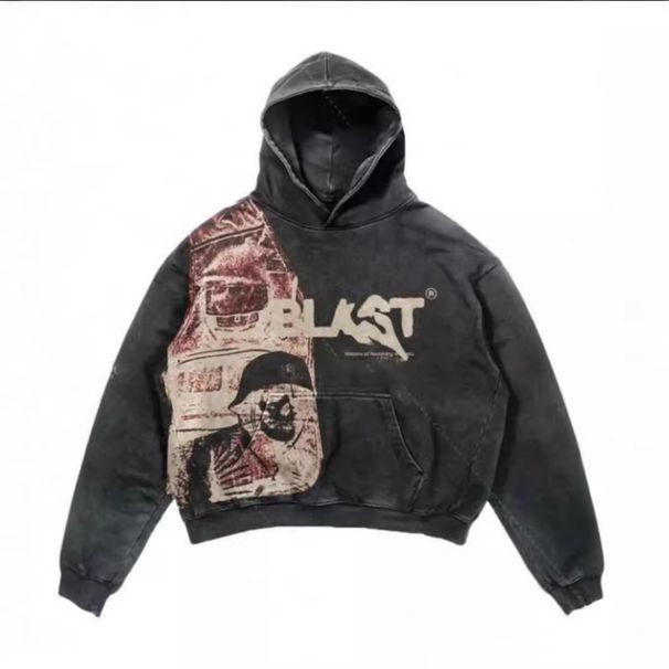 Dark Color Punk Big Butterfly Hoodie Harajuku Style Aesthetic Couple Hip Hop Gothic Streetwear Sweatshirt_ecoleips.com