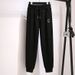Women's Clothing Grey Plus Velvet Sports Pants For Women Autumn And Winter Loose Leggings High Waist Slim All Match Trendy Small Casual Sweatpants_ecoleips.com