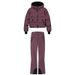 Winter Ski Suit Set – Trendy Puffer Jacket & Flared Tech Pants For Stylish Snow Adventures_ecoleips.com