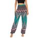2021 European And American Best-Selling New Yoga Digital Print Wide-Leg Pants Casual Trousers_ecoleips.com