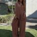 Women's Casual Loose Trouser Set Fashion Autumn Winter Solid Color New Clothing_ecoleips.com