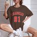 Women's Casual Round Neck Short Sleeve T-Shirt Multi-Color Style Simple Fashionable Sports Top Solid Printed Loose Fit_ecoleips.com