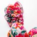 Women's Ruffled Backless One-Piece Swimsuit - Floral Print Beachwear_ecoleips.com